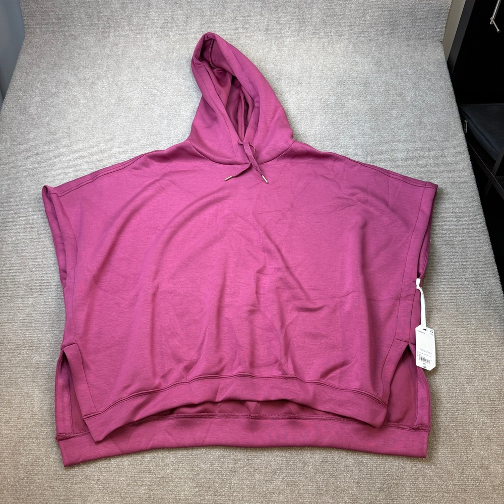 MSRP $48 Stylus Womens XXL Valencia Rose Short Sleeve Hoodie